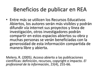 Experiencia en Latinoamérica
• En Argentina y Perú existe apoyo del Estado en
proyectos de investigación y la publicación ...