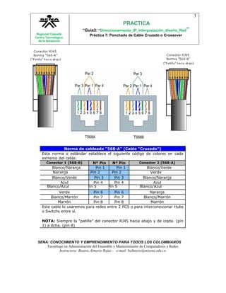 Práctica7 cable cruzado 1 | PDF