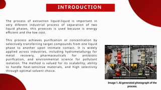 Operation and Analysis of a Liquid-Liquid Extraction Column for ...