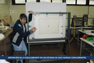 OBTENCIÓN DE LA EQUILABRANTE EN UN SISTEMA DE DOS FUERZAS CONCURRENTES

 