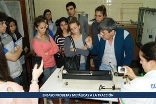 ENSAYO PROBETAS METÁLICAS A LA TRACCIÓN

 