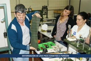 DEFORMACIÓN DE UNA PIEZA SOMETIDA A TORSIÓN

 