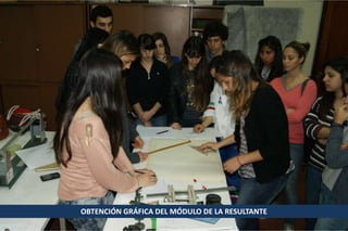OBTENCIÓN GRÁFICA DEL MÓDULO DE LA RESULTANTE

 