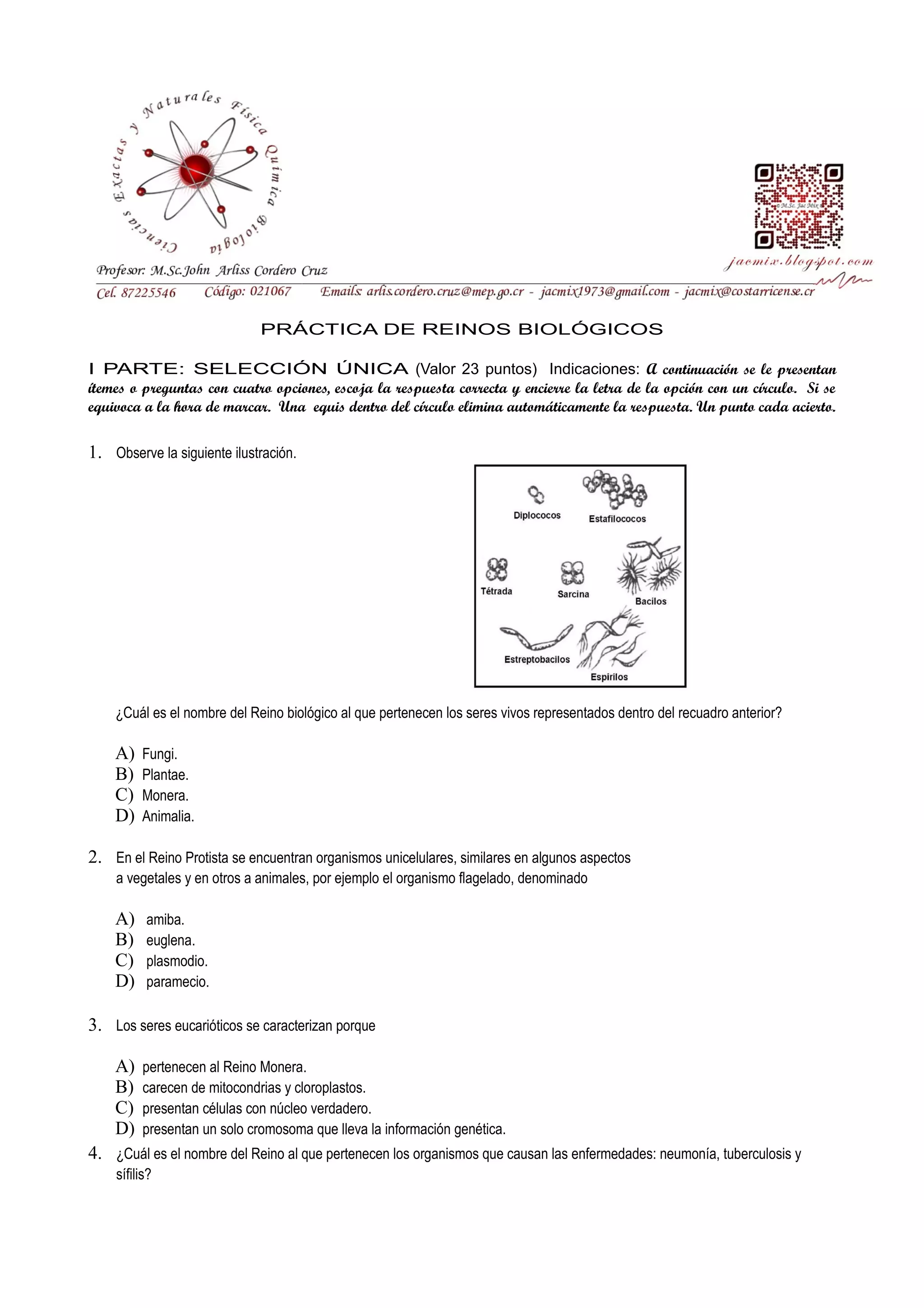 Práctica de reinos 2 | RTF