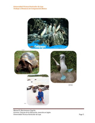 GALAPAGOS-Práctica de word