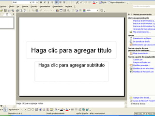 Prácticas de Informatica II, Power Point. PROYECTO | PPT