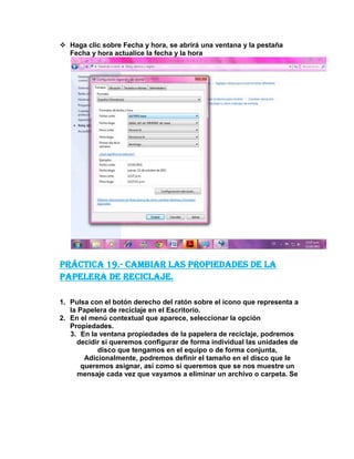 Prácticas  de  windows xp