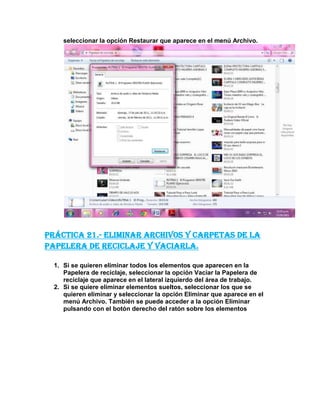 Prácticas  de  windows xp