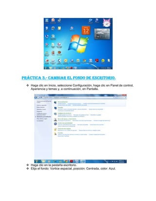 Prácticas  de  windows xp