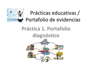 Prácticas educativas /
Portafolio de evidencias
Práctica 1. Portafolio
diagnóstico
 