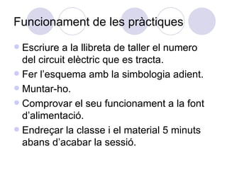Pràctiques de circuits elèctrics