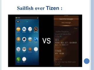 Sailfish over Tizen :
 