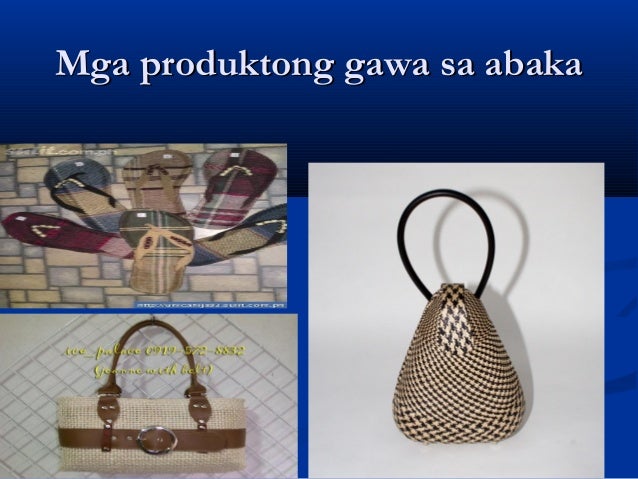 Mga Produkto Na Gawa Sa Abaka - Coach Carvalhal