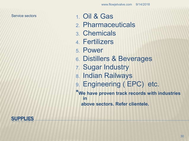 FLOWJET PRESENTATION | PPT