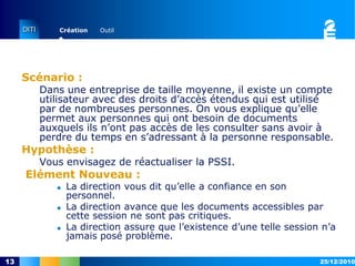 Un point essentielSolliciter des experts pour la constitution des questions, et leur évaluationDCRICLUSIFIndustriels…16/12/201015