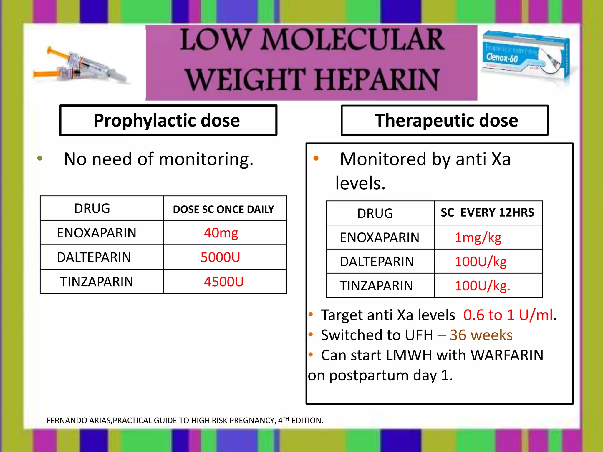 anticoagulants in pregnancy | PPTX