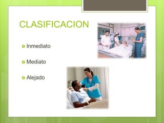 CLASIFICACION
 Inmediato
 Mediato
 Alejado
 