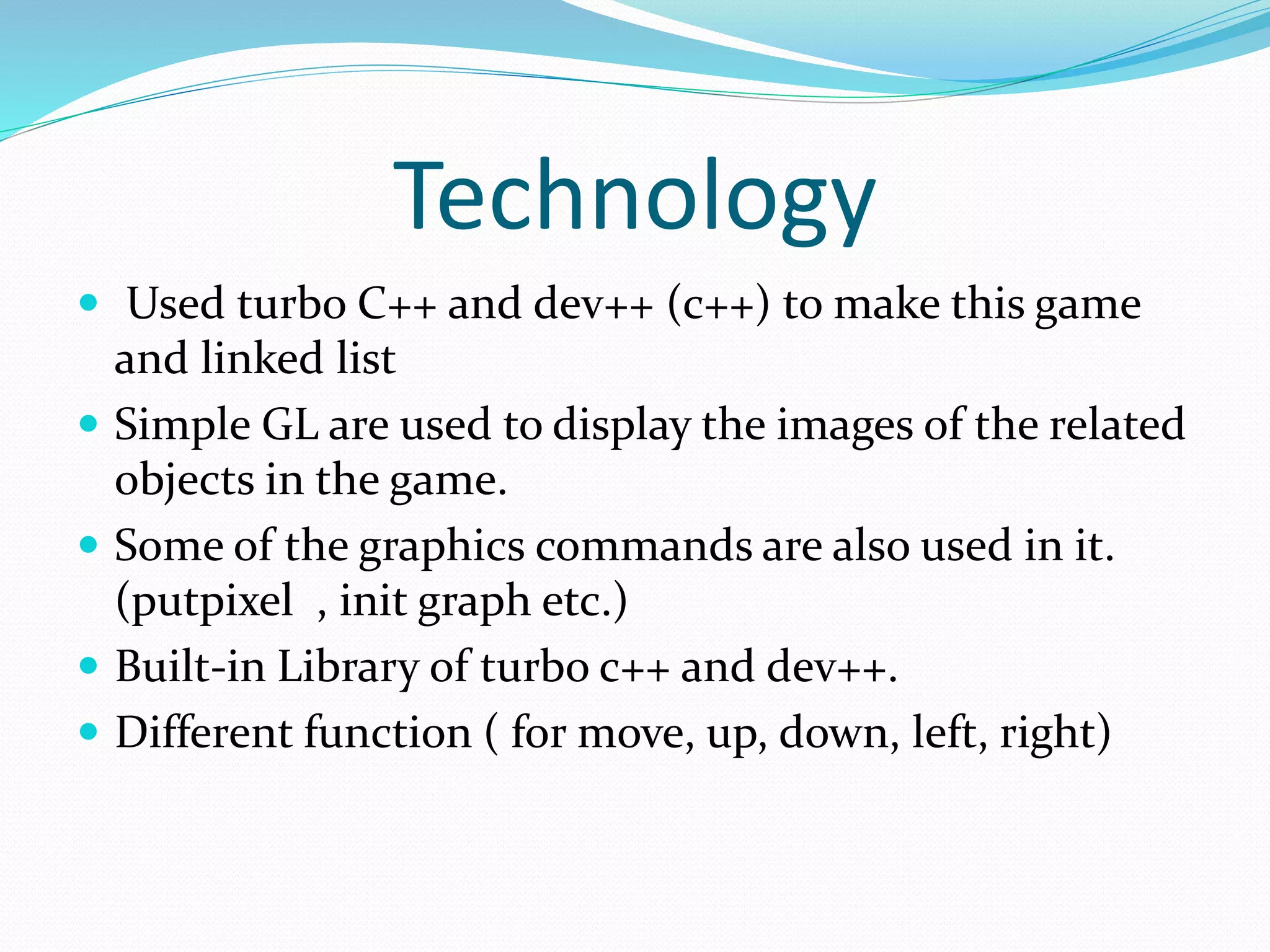 report on snake game | PPTX