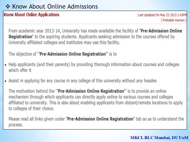 What are some colleges that offer online registration?