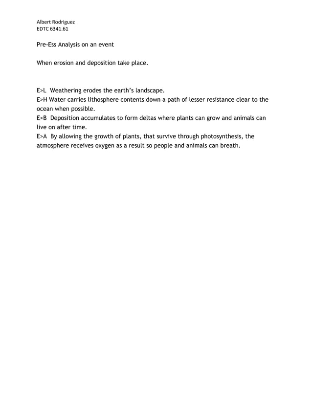 Pre analysis event | DOCX