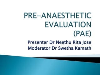 Presenter Dr Neethu Rita Jose
Moderator Dr Swetha Kamath
 