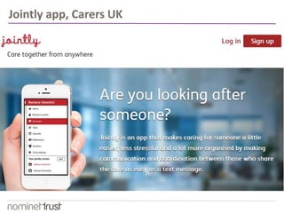 Jointly app, Carers UK
 