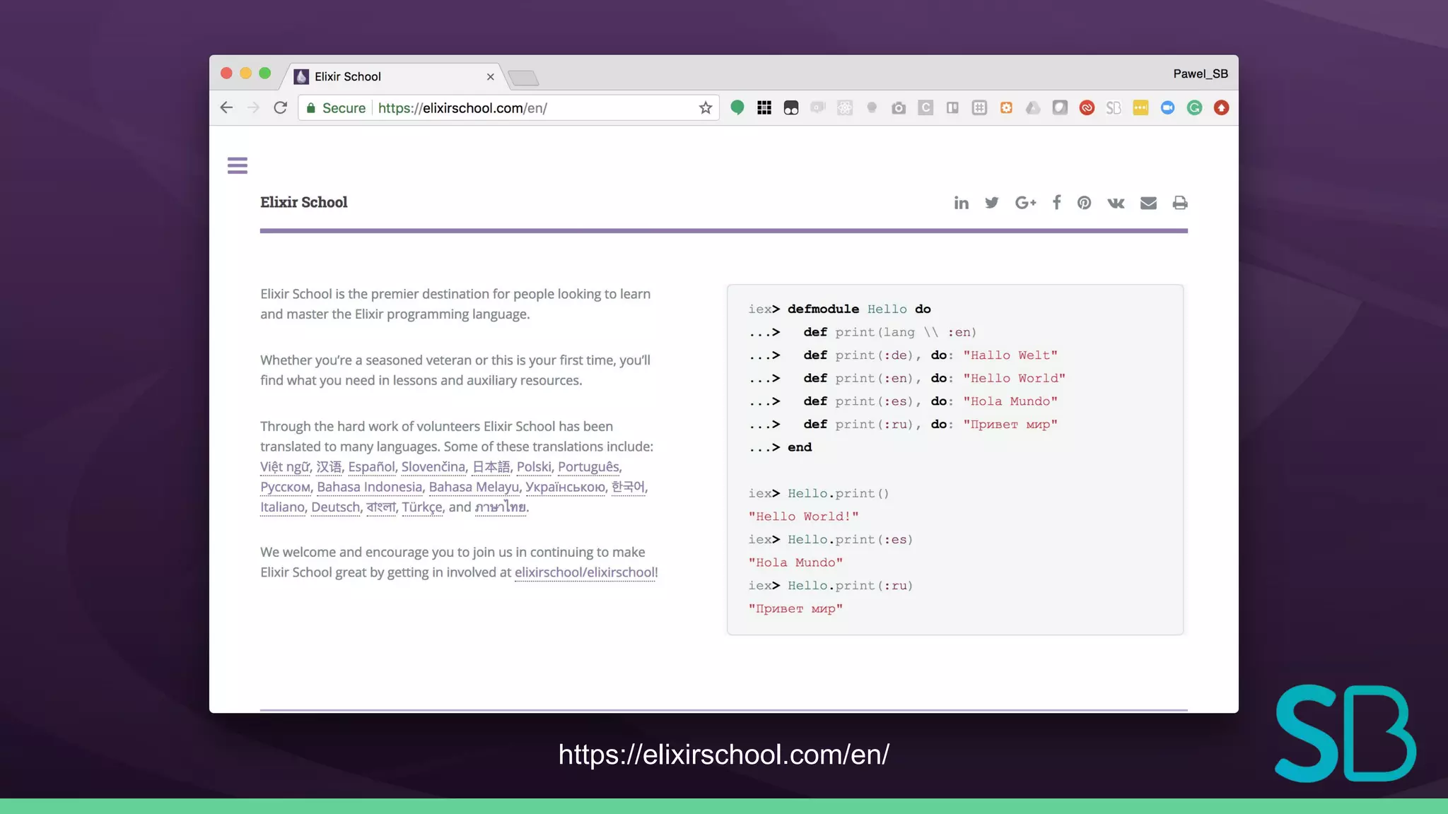 https://elixirschool.com/en/
 