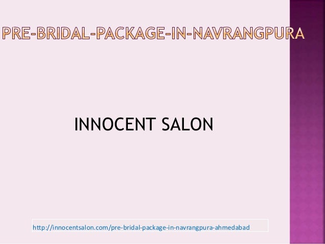 pre bridal packages