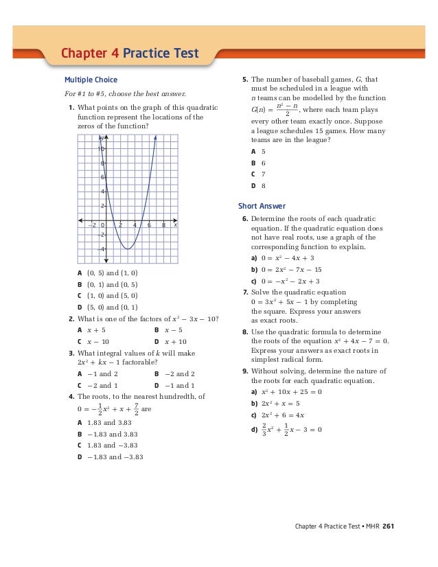 Precalculus help chapter 4