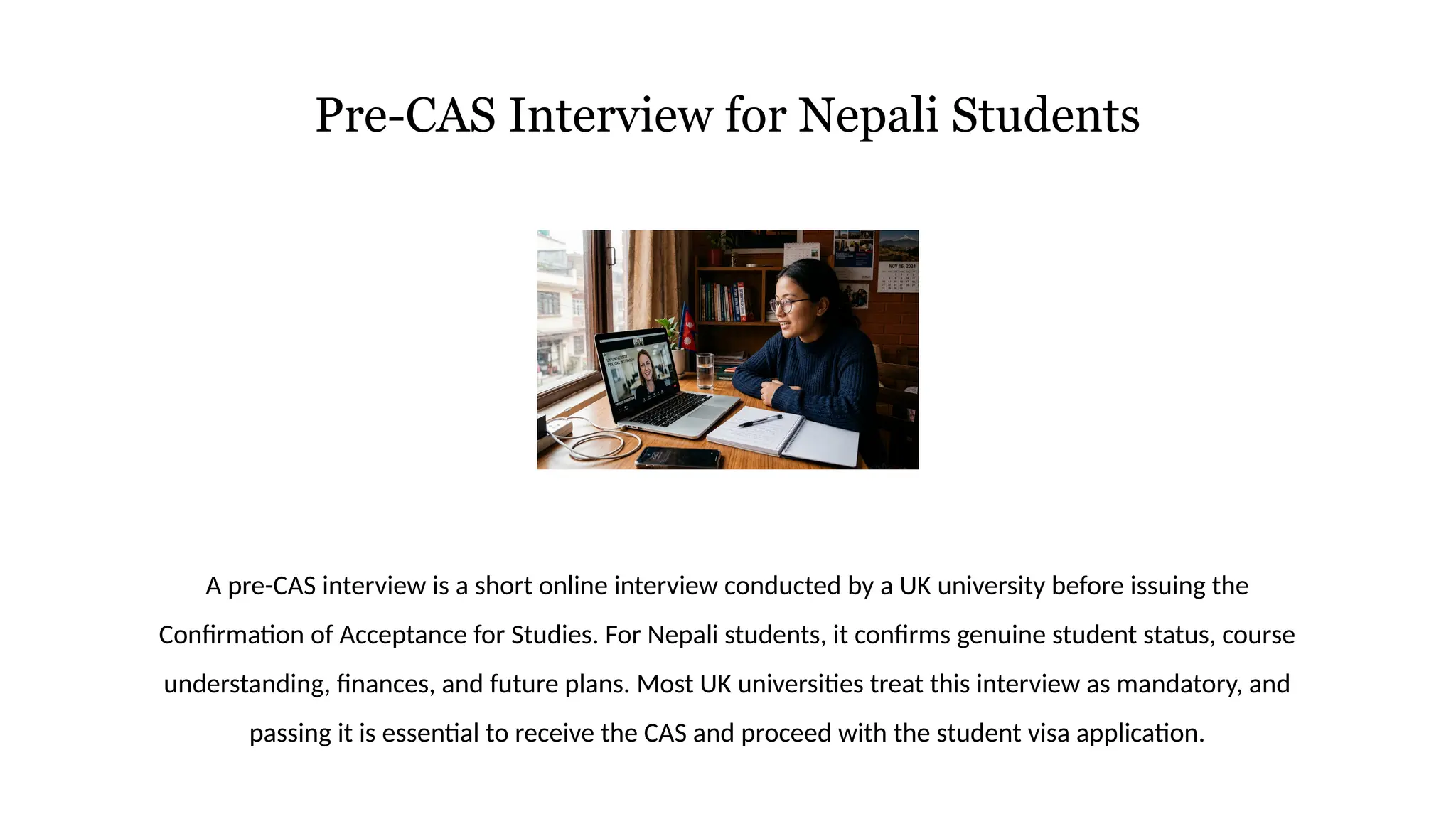 Pre-CAS Interview for Nepali Students 2026 Complete Guide