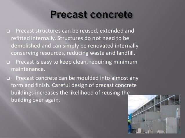 Pre Cast Vs Cast In Situ Concrete