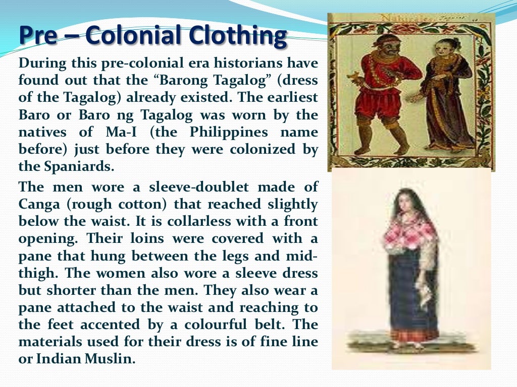 Pre Colonial period