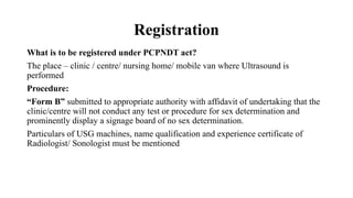 Register Usg Understanding the PCPNDT Act: Legal Measures Against Female Foeticide ...