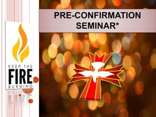 Pre conformation seminar | PPTX