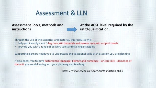 pre course assessment impact on assessment