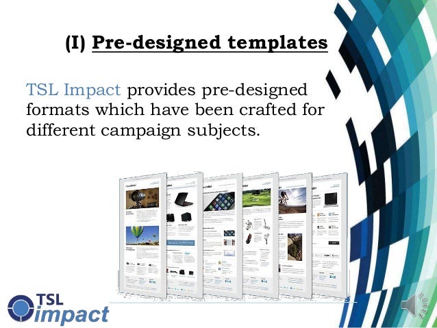 Pre designed templates