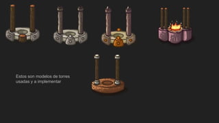 Estos son modelos de torres
usadas y a implementar
 