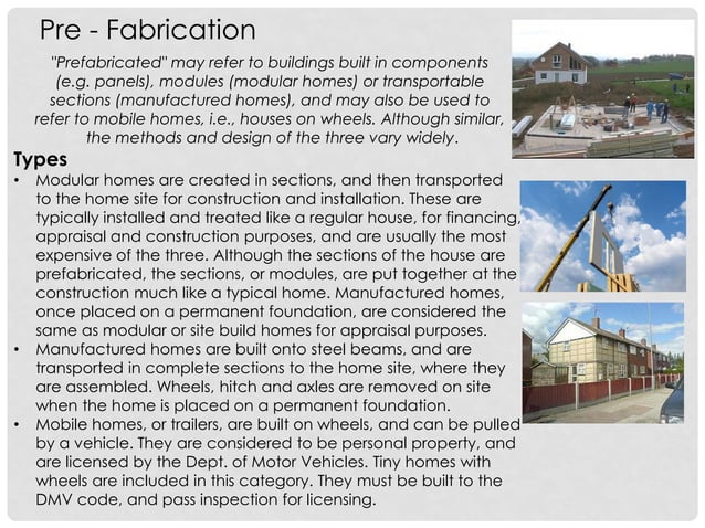 PREFABRICATED CONSTRUCTION | PDF