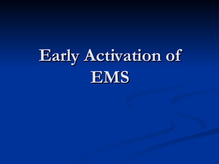 Pre Hospital Resuscitation | PPT