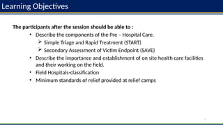 Pre-Hospital Care & On site Health Care Facility.pptx