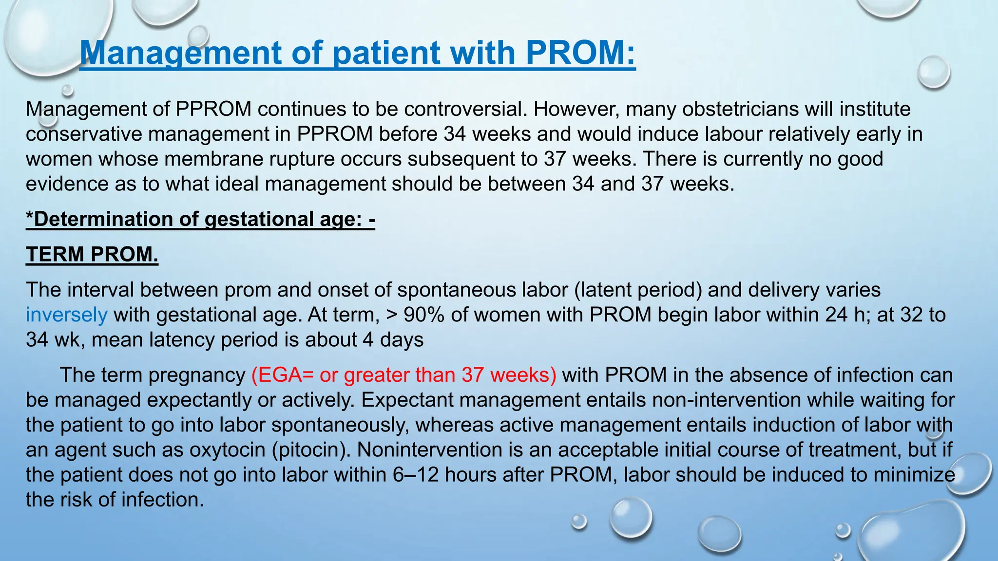 Pre-Labour Rupture of the Membranes.pptx