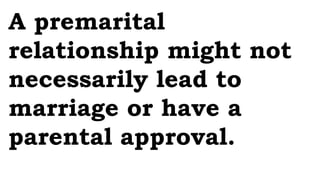 Pre marital sex | PPTX