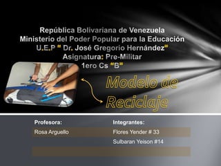 Profesora:      Integrantes:
Rosa Arguello   Flores Yender # 33
                Sulbaran Yeison #14
 