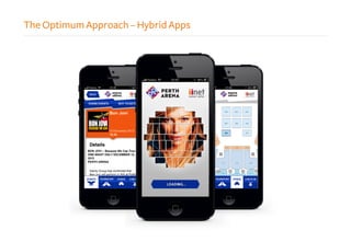 The Optimum Approach – Hybrid Apps
 
