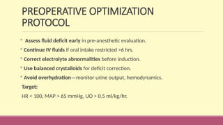 Pre Rpe Fluid PRE-OPERATIVE FLUID MANAGEMENT.pptx by dr hemant | PPTX