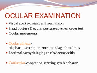Pre operative analysis for cataract surgery | PPT