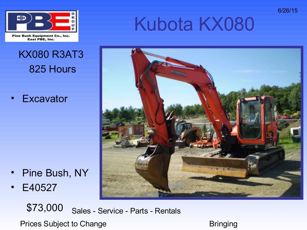 Pine Bush Equipment Pre owned Heavy Equip for sale 62515