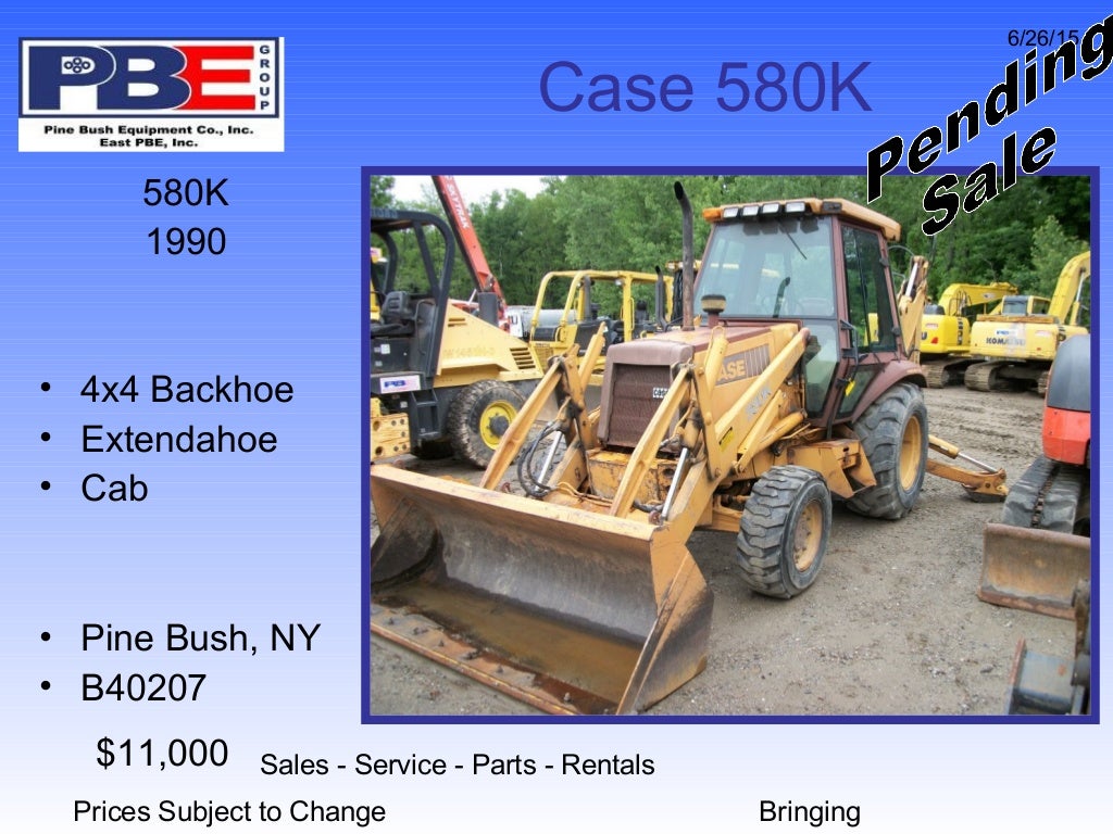 Pine Bush Equipment Pre owned Heavy Equip for sale 62515