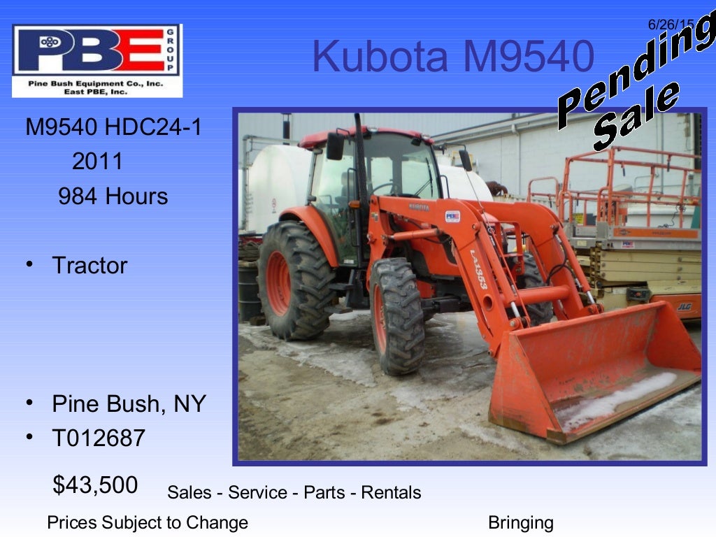 Pine Bush Equipment Pre owned Heavy Equip for sale 62515
