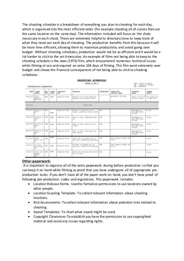 Pre production essay 06 picture